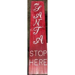 Hand made Christmas wooden signs
